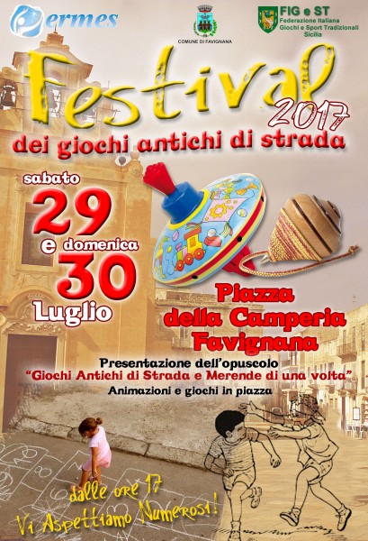 Festival dei giochi antichi di strada 29/30 luglio 2017